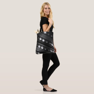 Tote Bag Luminaires noir et blanc