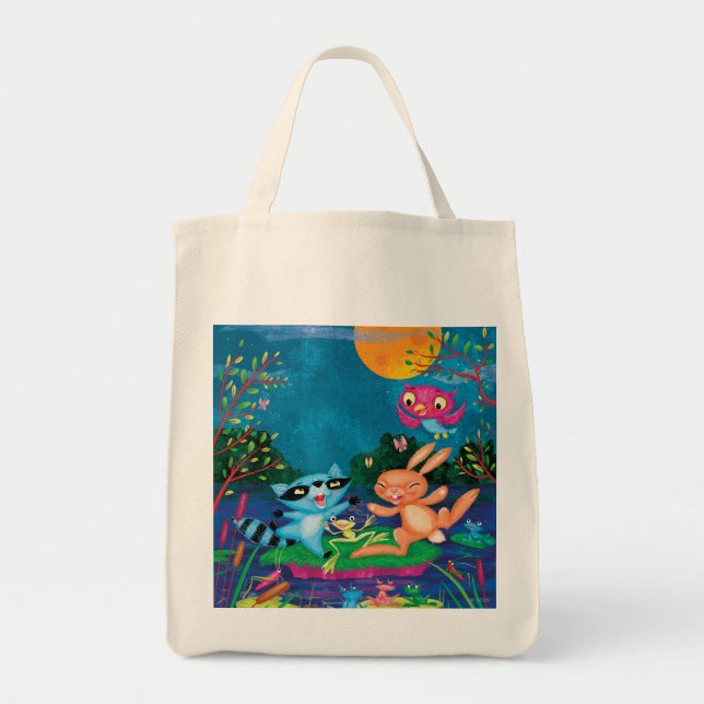 Tote Bag Lune d'automne (Devant)