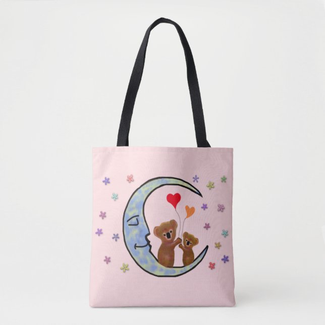 Tote Bag Lune de koala (Devant)