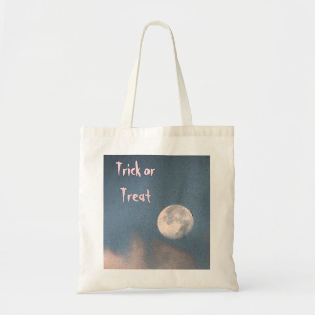 Tote Bag Lune de lever de soleil de Halloween (Devant)