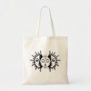 Tote Bag Lune et Sun Scape Fourre-tout
