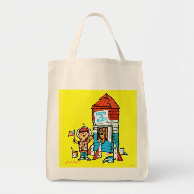 Tote Bag Lune ou buste ! (Devant)