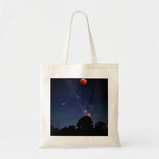 Tote Bag lune rouge (Devant)