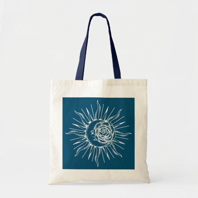 Tote Bag Lune Sun Flower (Devant)