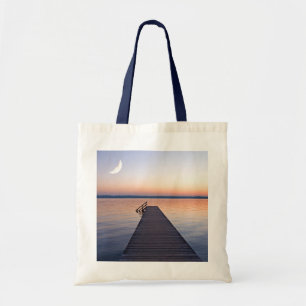 Tote Bag Lune sur la passerelle de Buscharner Lac de Star