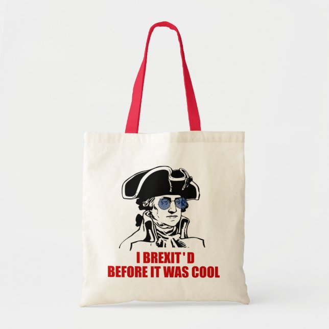 Tote Bag Lunettes de soleil à drapeau George Washington Bre (Devant)