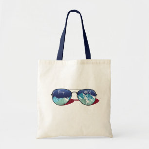 Tote Bag Lunettes de soleil de montagne
