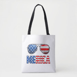 Tote Bag Lunettes de soleil Merica 4 juillet pour hommes fe
