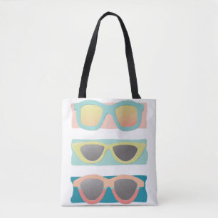 Tote Bag Lunettes de soleil Trio Coral