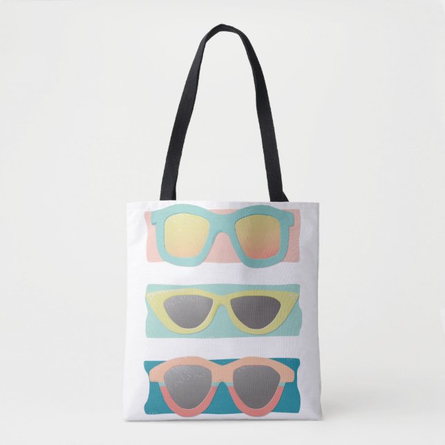 Tote Bag Lunettes de soleil Trio Coral (Devant)