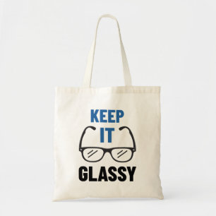 Tote Bag Lunettes de vue amusantes Garde-le verre