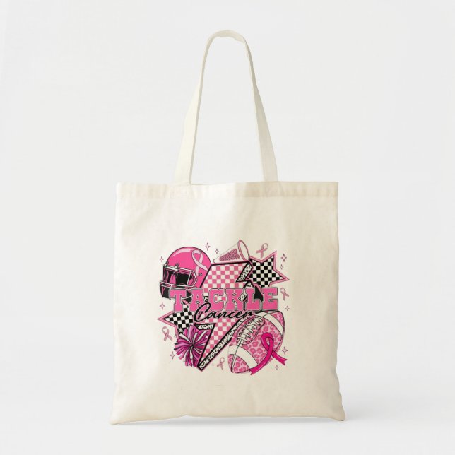 Tote Bag 🏈 Lutter contre le cancer Conception (Devant)