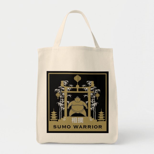 Tote Bag lutteur de sumo (Devant)