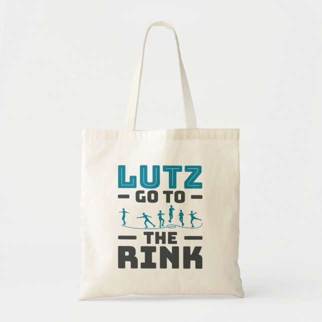 Tote Bag Lutz Aller à la patinoire Figure Skating Men (Devant)