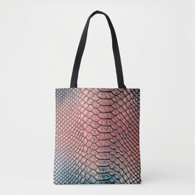 Tote Bag Luxury snake skin texture backgroundtexture,leathe (Devant)