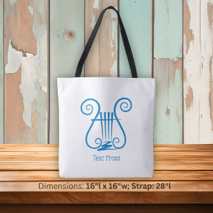 Tote Bag Lyre Bleue
