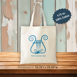 Tote Bag Lyre Bleue