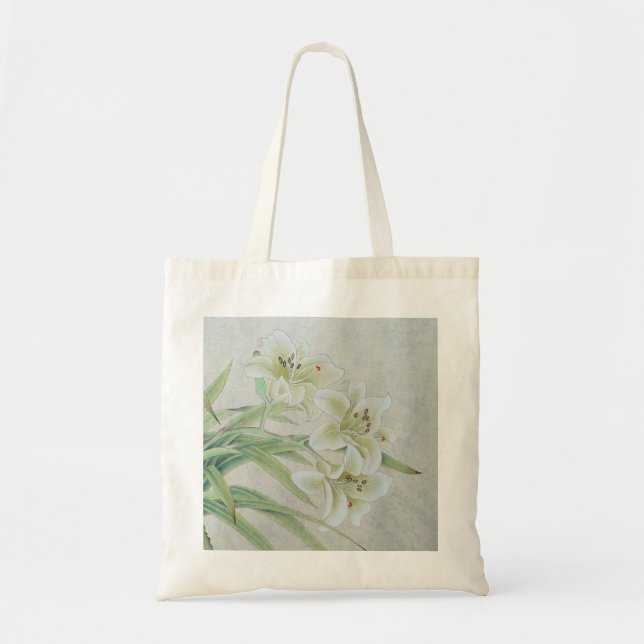 Tote Bag Lys blancs (Devant)