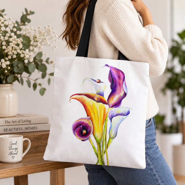Tote Bag Lys calla (Créateur téléchargé)