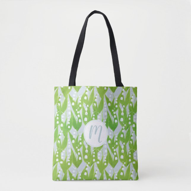 Tote Bag Lys de la Vallée Motif Floral (Devant)