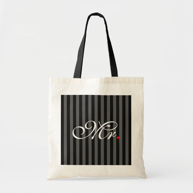 Tote Bag M. Mari A Groom Ses Hers Nouvelles Mauvaises Maiso (Devant)