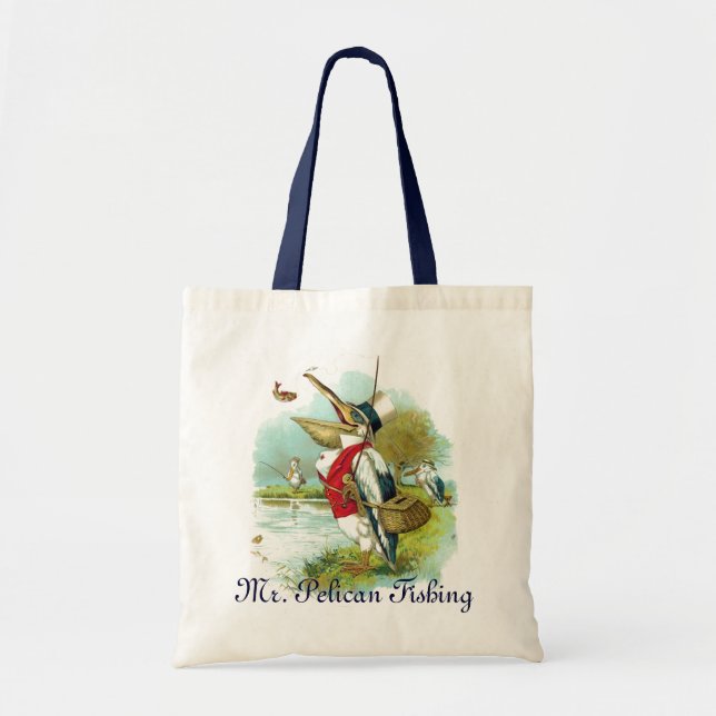 TOTE BAG M. PELICAN FISHING (Devant)
