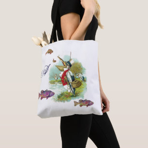 Tote Bag M. PELICAN PÊCHE TROUTS MONOGRAM Poissons