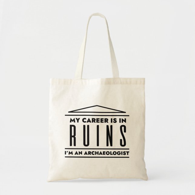 Tote Bag Ma Carrière Est En Ruines (Devant)