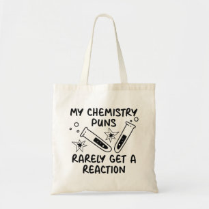 Tote Bag Ma Chimie Puns Rarement Obtenir Une Réaction