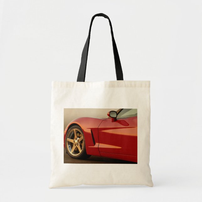 Tote Bag Ma Corvette rouge (Devant)