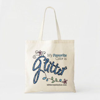 Tote Bag Ma couleur préférée est Parties scintillant Fourre
