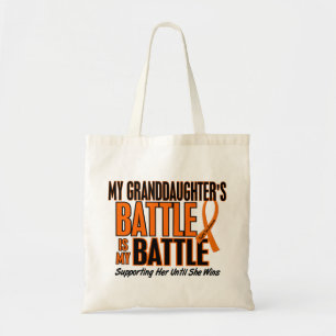 Tote Bag Ma de bataille leucémie de petite-fille trop
