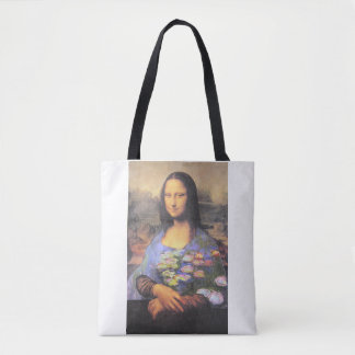 Tote Bag Ma nouvelle robe - Mona Lisa dans un Monet