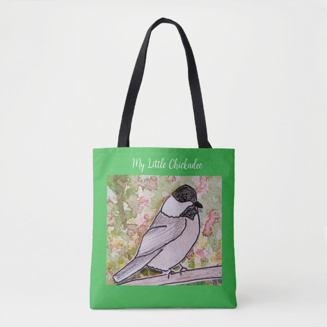 Tote Bag Ma petite mésange  (Devant)