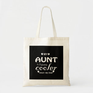 Tote Bag ma tante est vraiment glacière que mon père