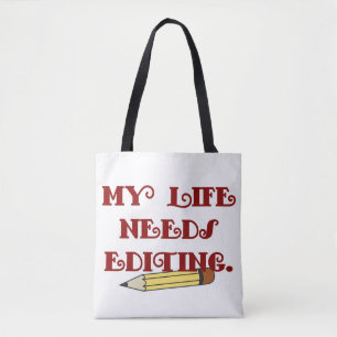 Tote Bag Ma vie a besoin d'être modifiée