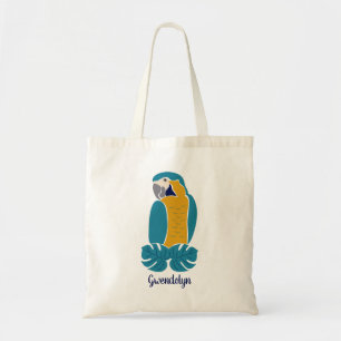 Tote Bag Macao bleu et jaune Personnalisé