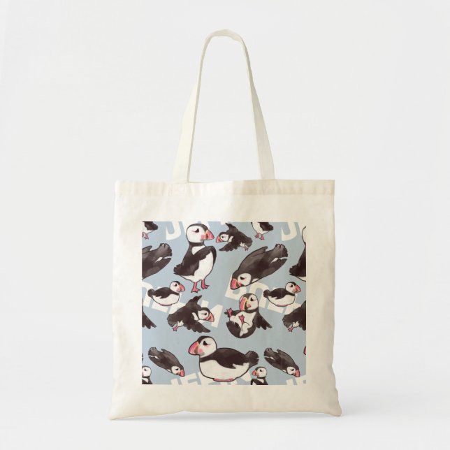 Tote Bag Macareux Fourre-tout (Devant)