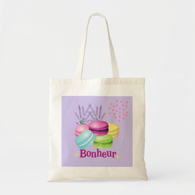 Tote Bag Macarons français (Devant)