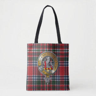 Tote Bag MacBain Tartan & Badge