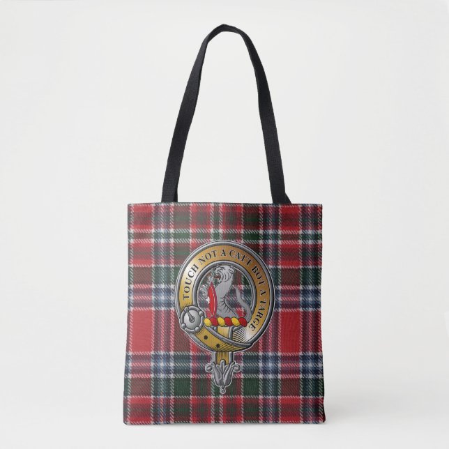 Tote Bag MacBain Tartan & Badge (Devant)