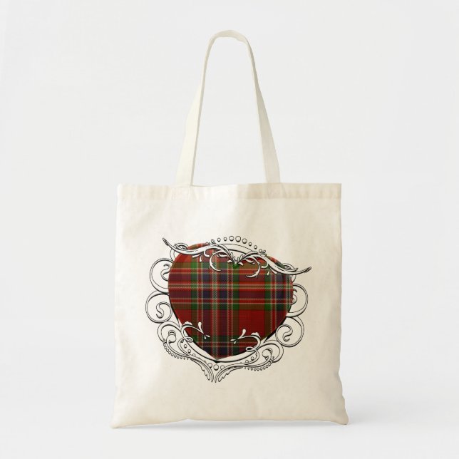 Tote Bag MacFarlane Tartan Heart (Devant)
