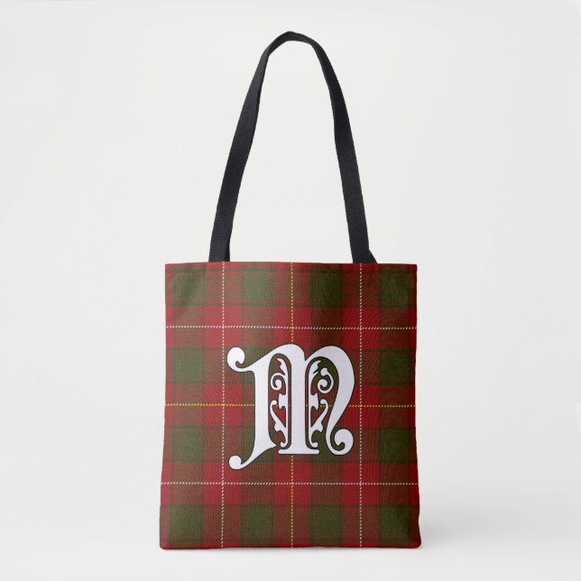 Tote Bag MacFie Clan Tartan Monogramme (Devant)