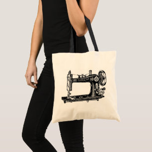 Tote Bag Machine à coudre vintage