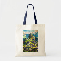 Machu Picchu Pérou Amérique du Sud Voyage Art Vint