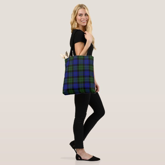 Tote Bag MacKay Green Scottish Clan Tartan Plaid (Sur le modèle)