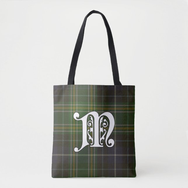 Tote Bag MacKellar Clan Tartan Monogramme (Devant)