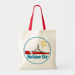 Tote Bag Mackinaw City Michigan