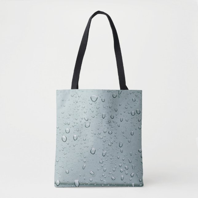 Tote Bag Macro photo de gouttes d'eau (Devant)