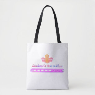 Tote Bag Madame a un plan de style néon patriotique